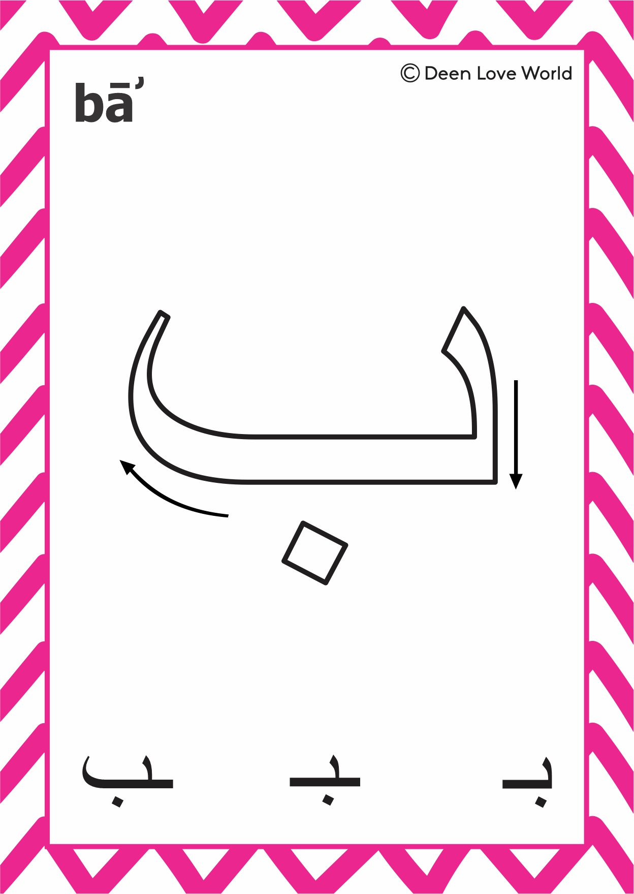 Arabic Alphabets Play Dough Mats Printable Resource Deen Love